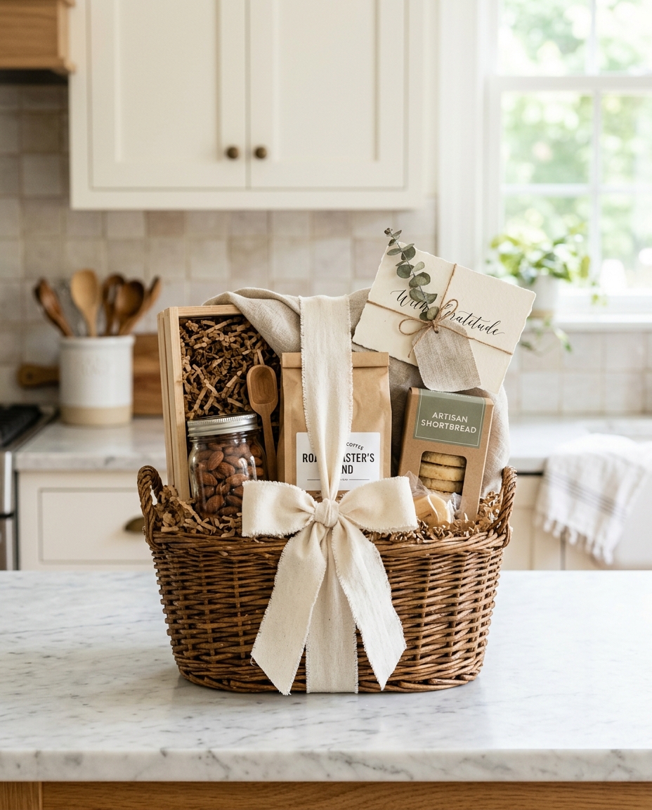 Corporate Thank You Basket — gift basket by Overland Farmhouse Baskets