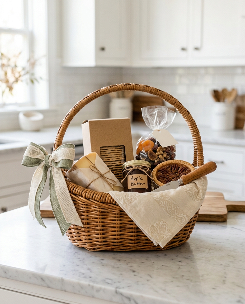 Prairie Gathering Basket — gift basket by Overland Farmhouse Baskets